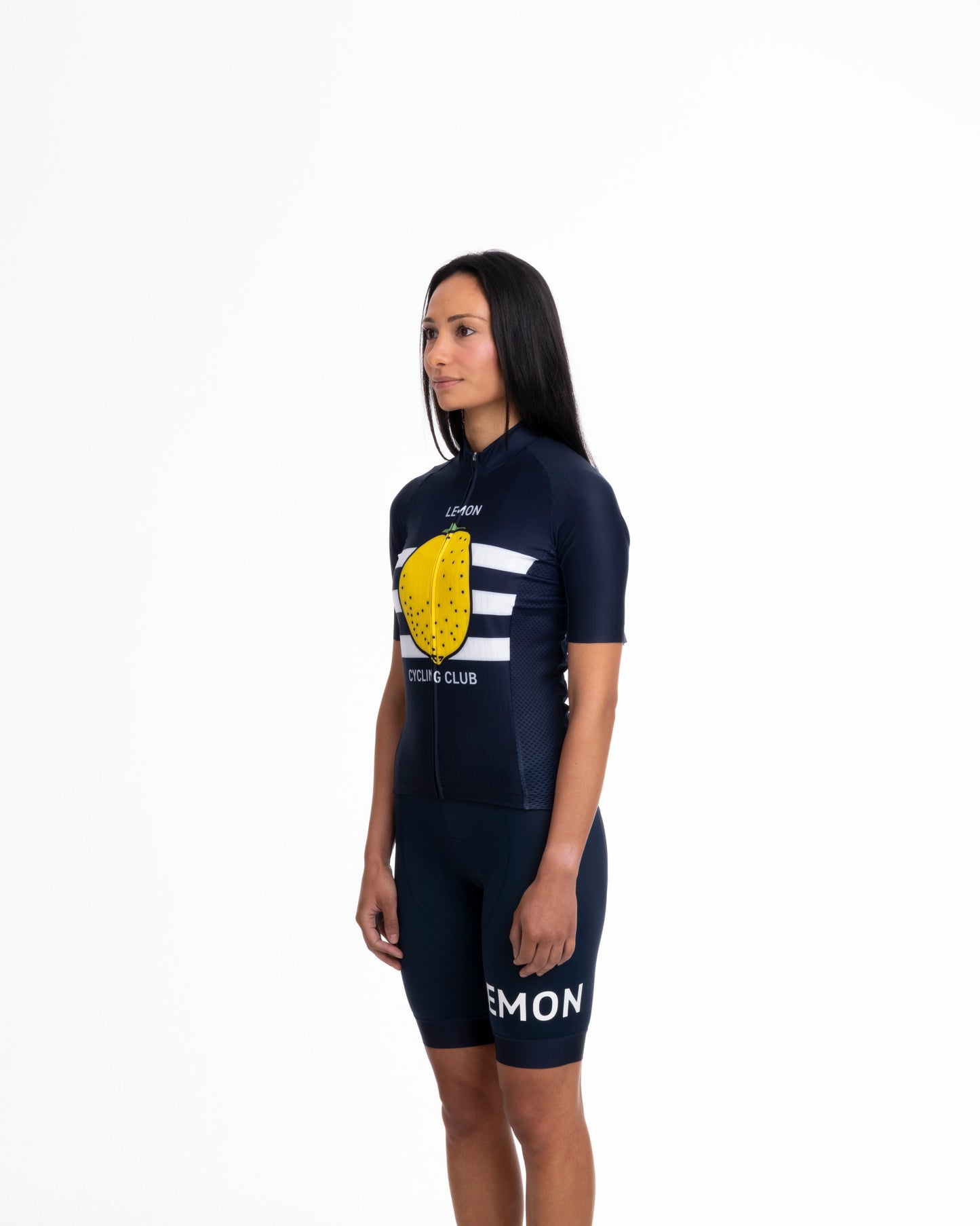 Lemon Cycling Club Trikot Women Blue