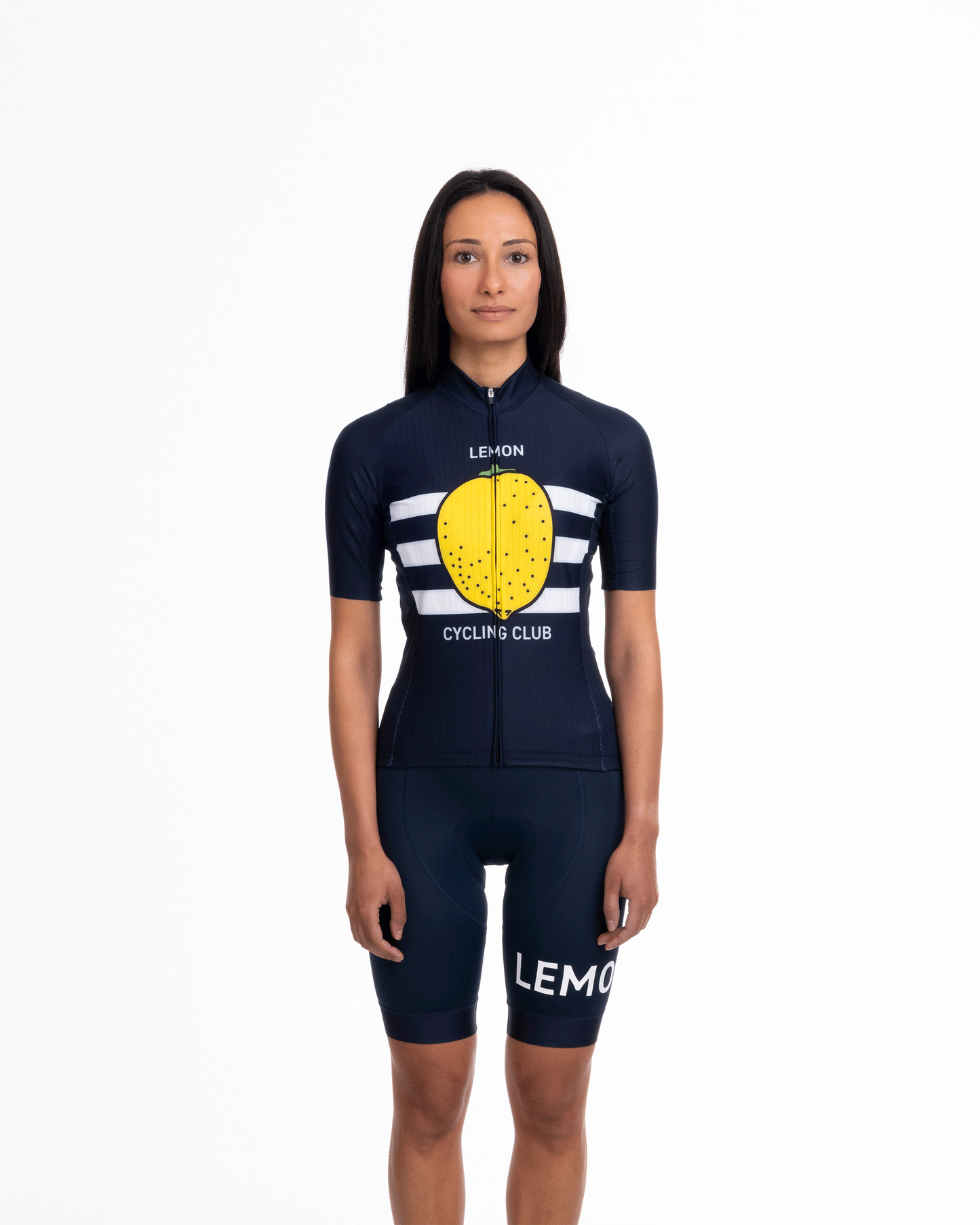 Lemon Cycling Club Trikot Women Blue