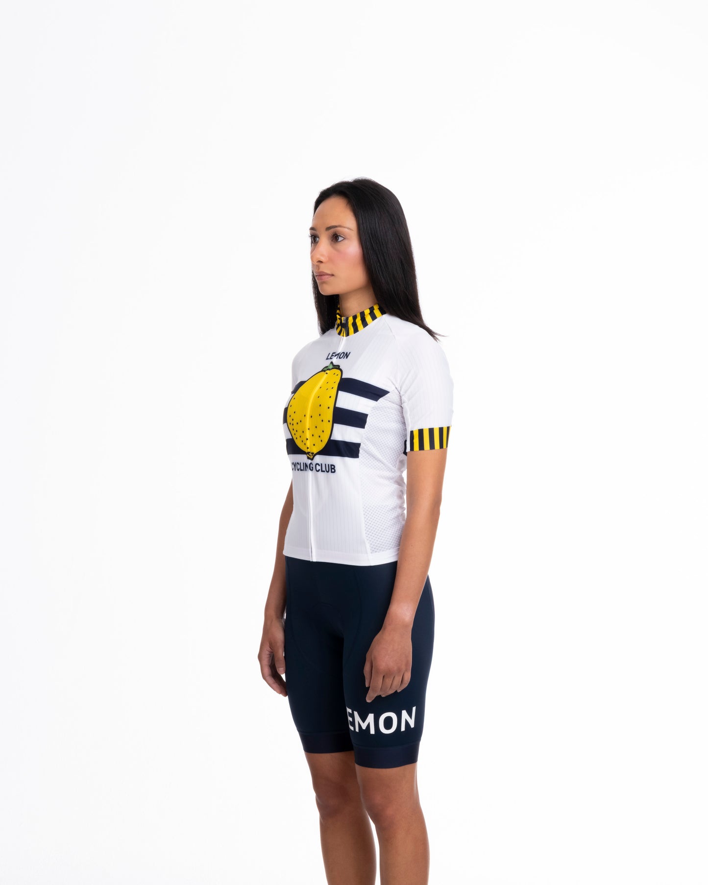 Lemon Cycling Club Trikot Women White
