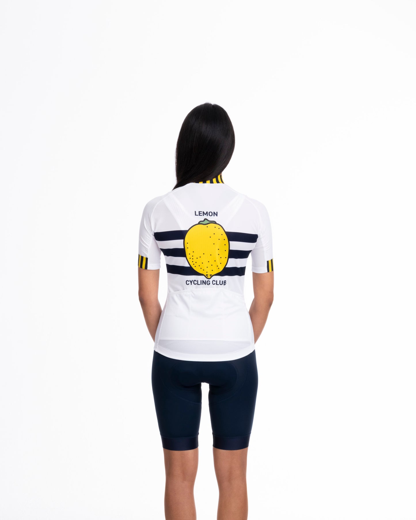 Lemon Cycling Club Trikot Women White