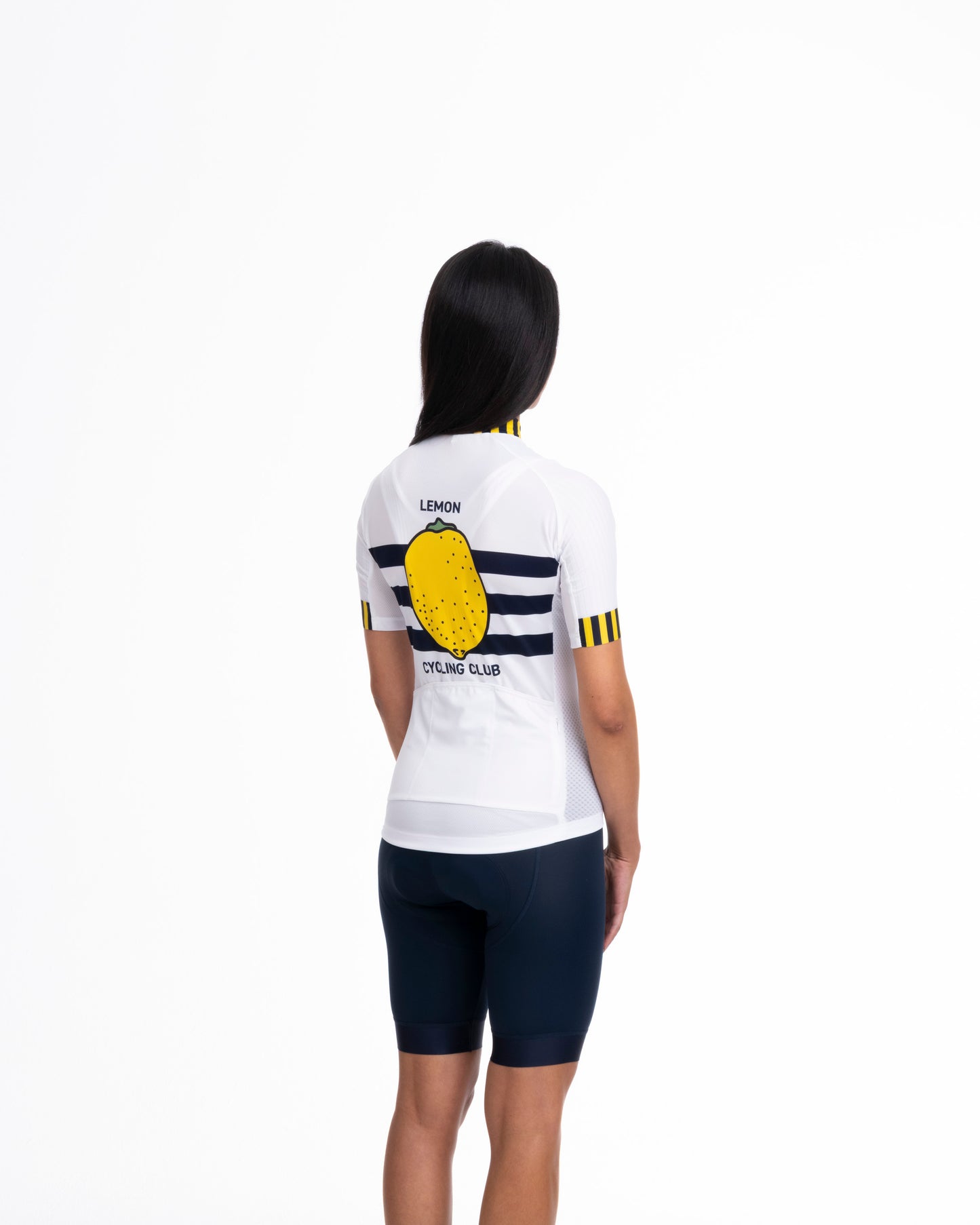 Lemon Cycling Club Trikot Women White